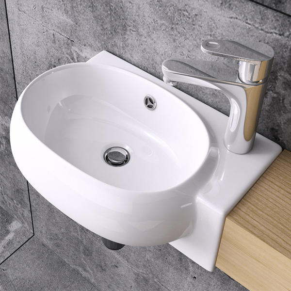 Handwaschbecken Waschschale Waschbecken Waschtisch Gäste WC BR001L mit