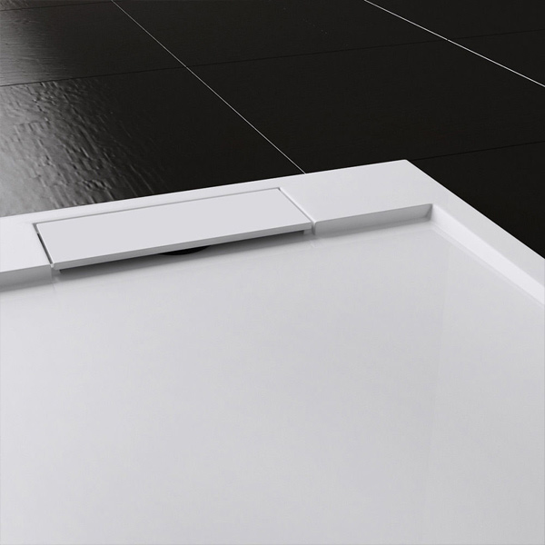 Design Duschtasse Duschwanne Mineralguss Brausewanne Superflach Massiv Geoma04 eBay