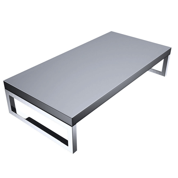 Design Hochglanz Waschbeckenauflage Inkl. Edelstahl Wandkonsole